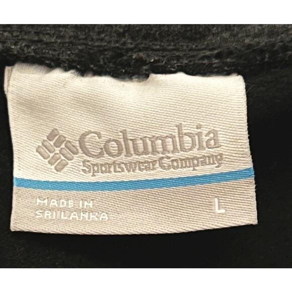 Columbia Drawstring Cowl Neck Gray Sweatshirt Sweater Women's Large - Picture 5 of 6